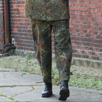 BW Hose Nässeschutz 3-Lagen-Laminat flecktarn Bundeswehr Neufertigung