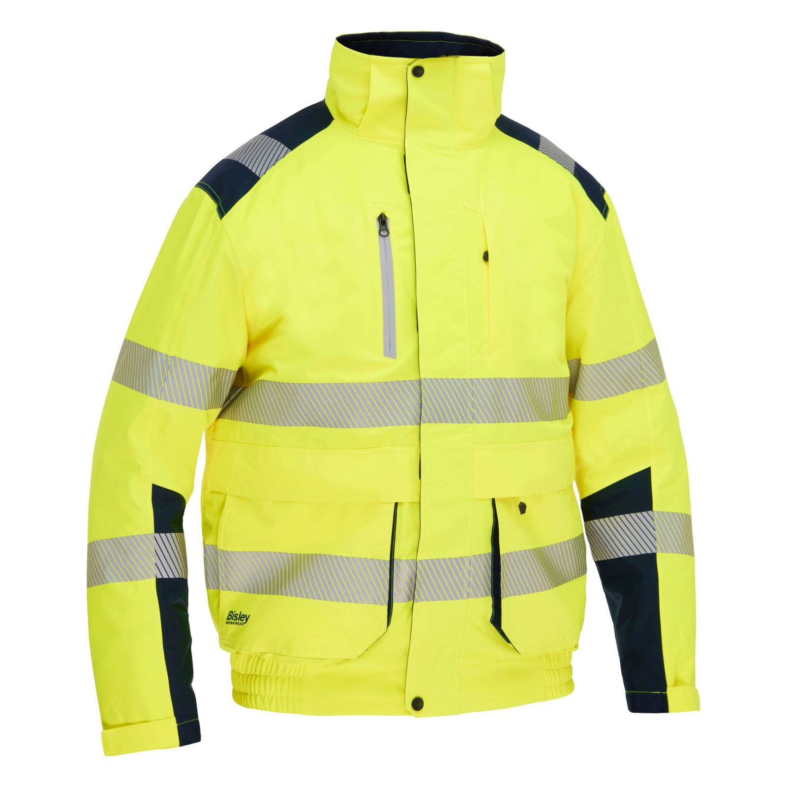 Bisley®  HI VIS Jacke ERIC  276520 gelb/schwarz  Warnschutzjacke