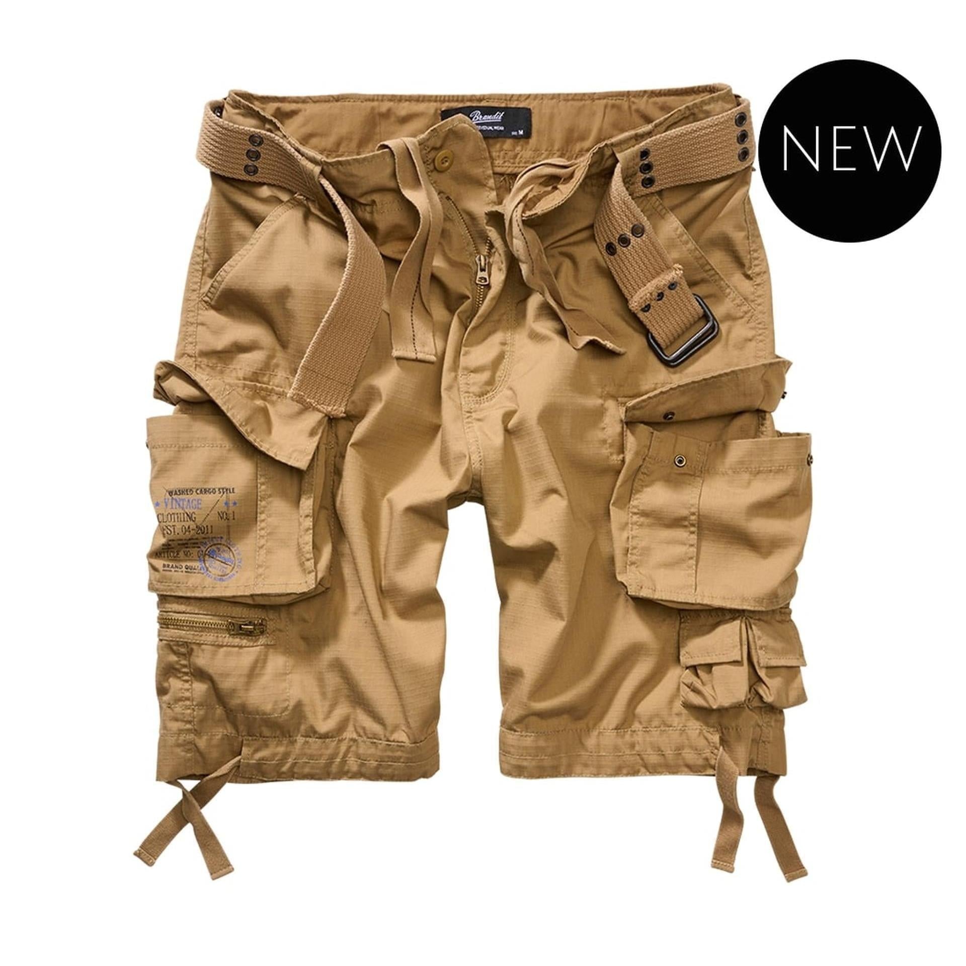 Brandit Savage Ripstop Shorts 2021 beige Herren Shorts Cargoshorts