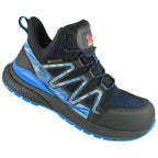 Bullpower 21711 Sicherheitsstiefel S1P Arbeitsschuhe hoch schwarz / blau