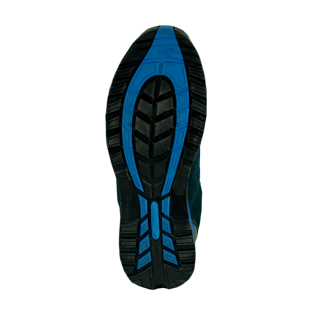 Bullpower 21811 Sicherheitsschuhe S1P Arbeitsschuhe halbhoch schwarz-blau