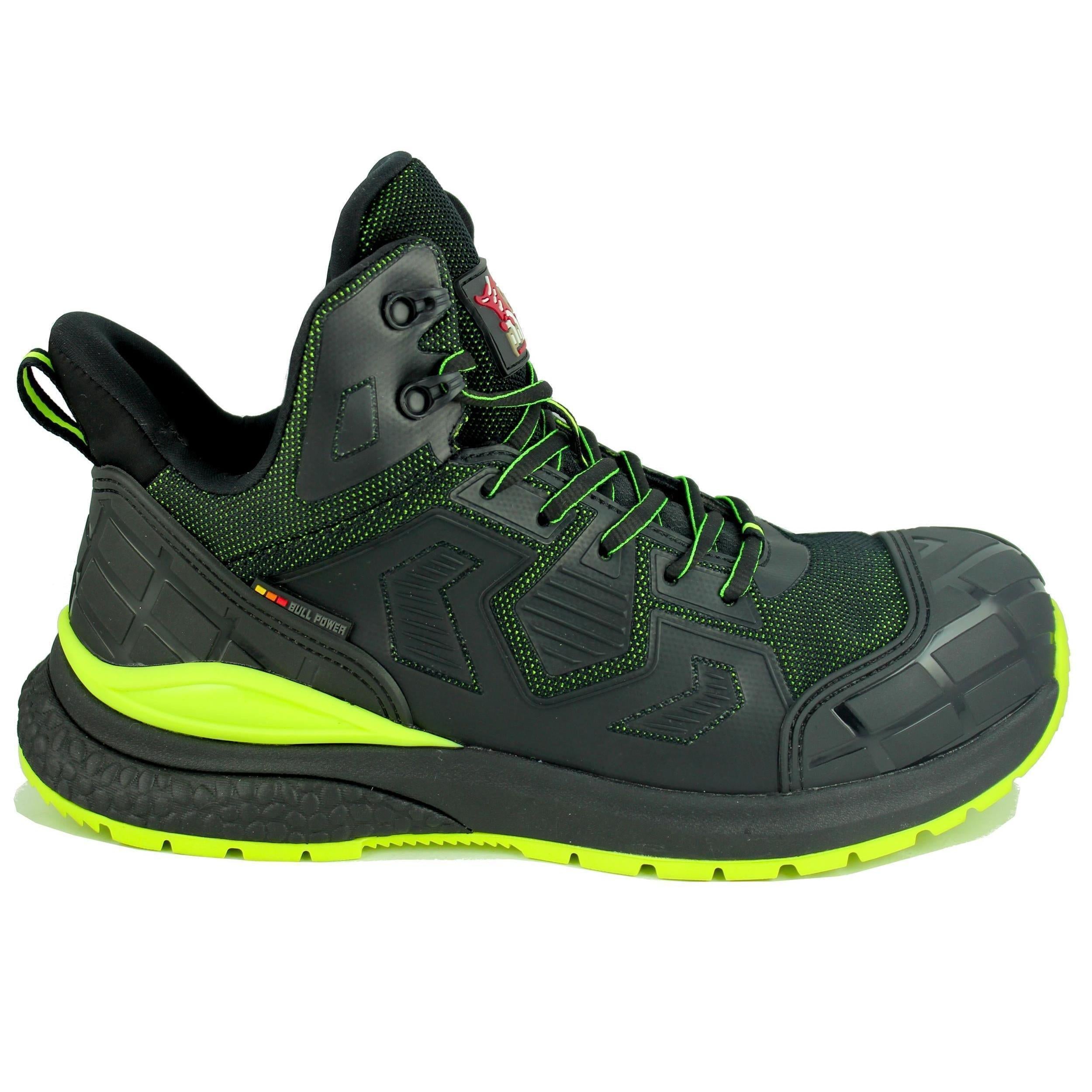 Bullpower 22711 Sicherheitsstiefel S1P Arbeitsschuhe hoch schwarz