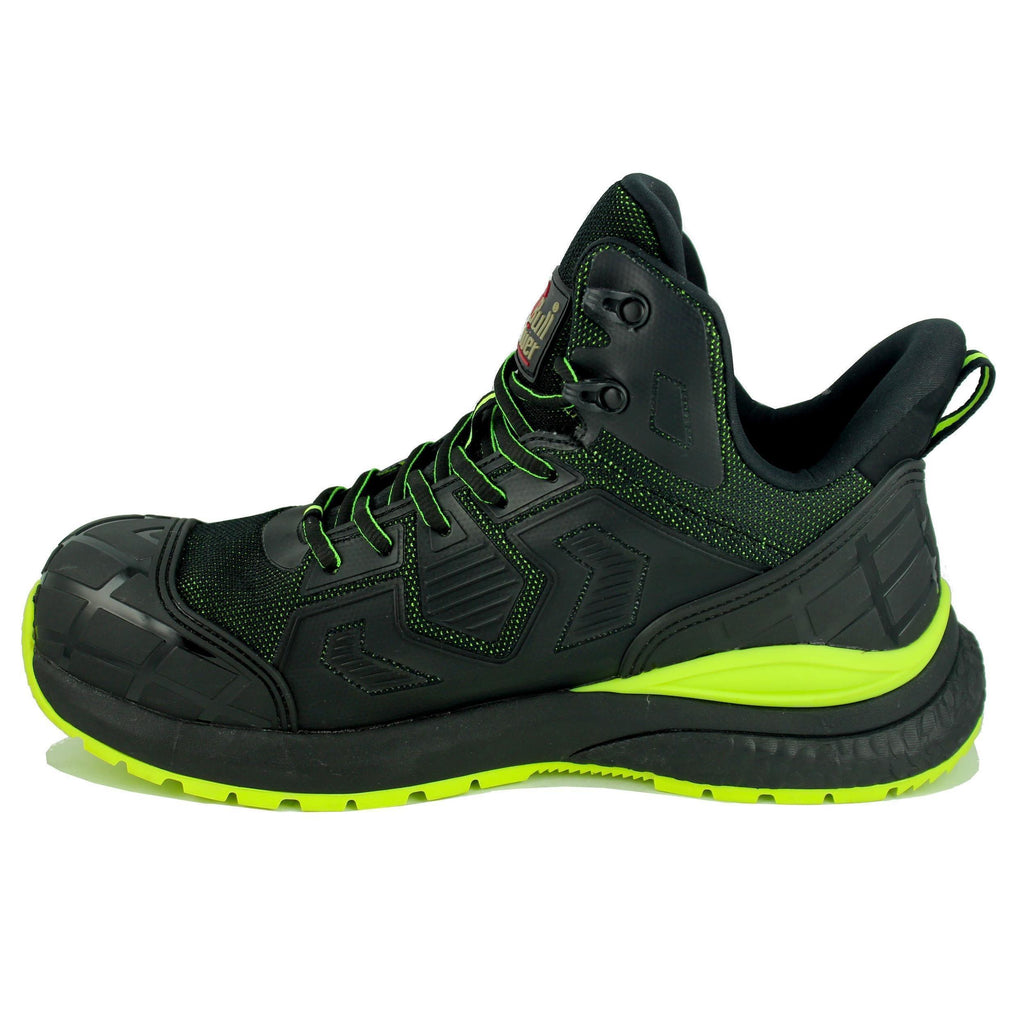 Bullpower 22711 Sicherheitsstiefel S1P Arbeitsschuhe hoch schwarz