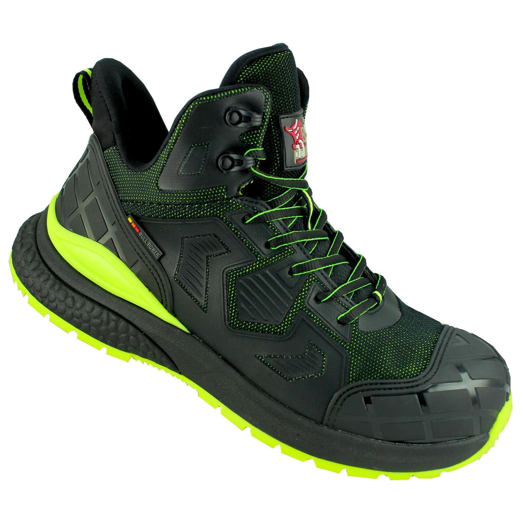 Bullpower 22711 Sicherheitsstiefel S1P Arbeitsschuhe hoch schwarz