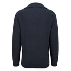 Detailansicht des Kragens mit Reißverschluss am CDM Stricktroyer