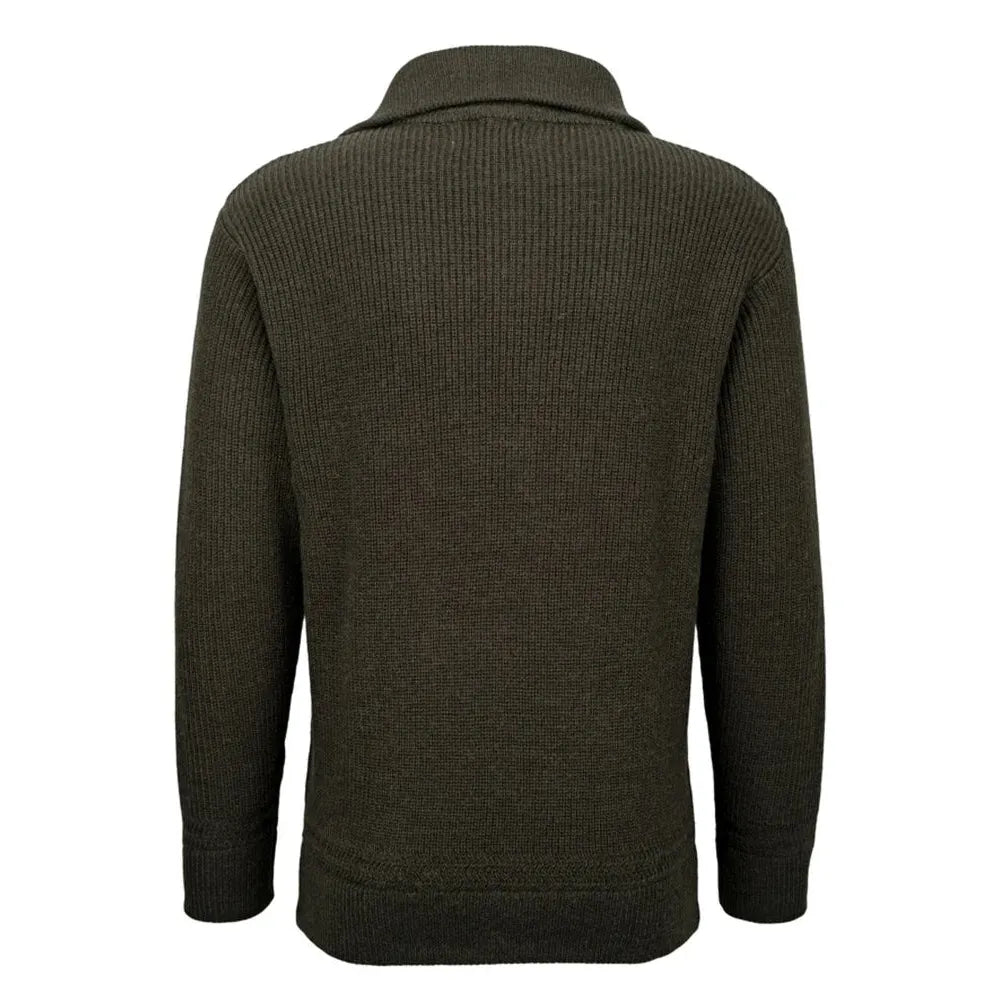 Rückansicht des CDM Stricktroyers in Oliv