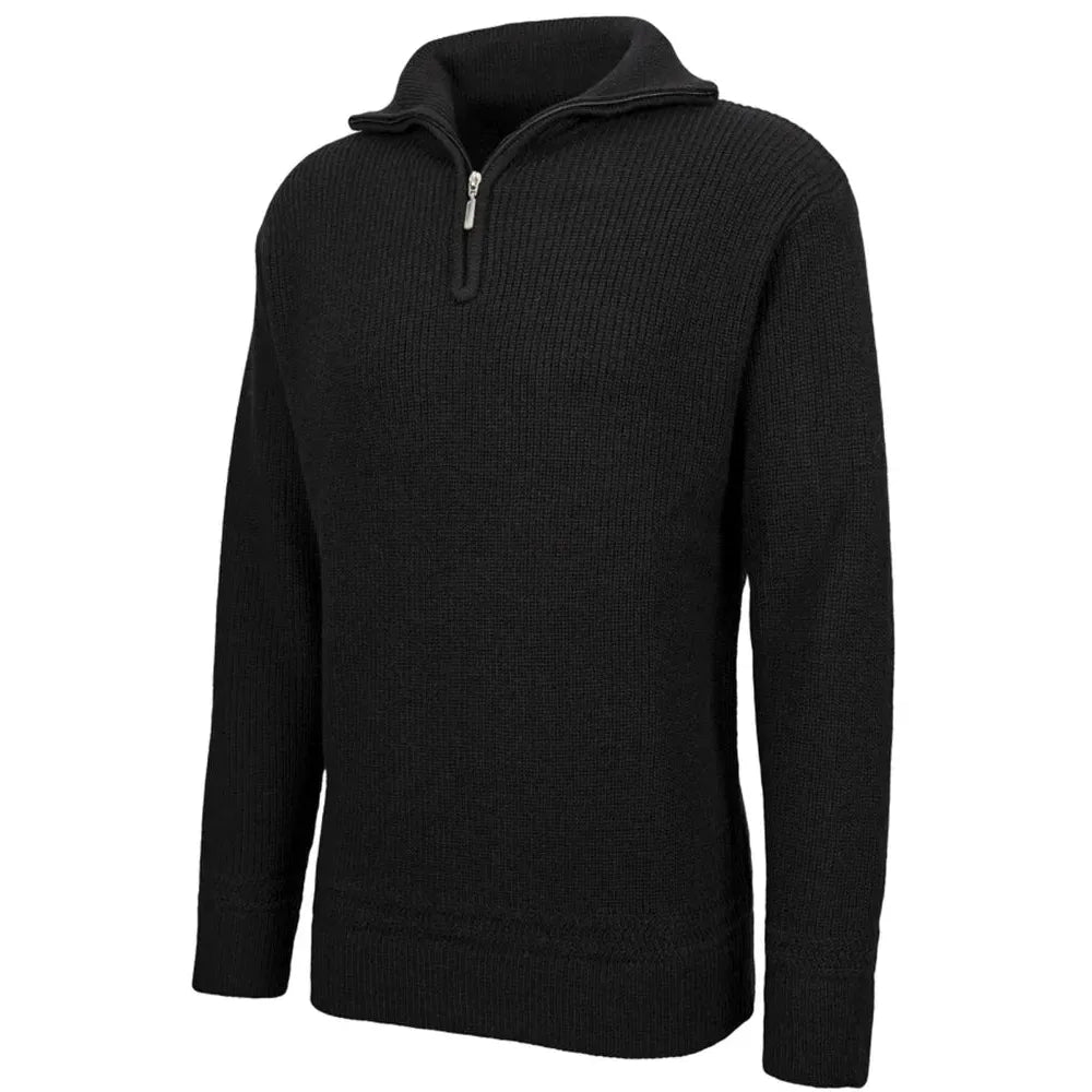 Seitenansicht des CDM Stricktroyers in Schwarz