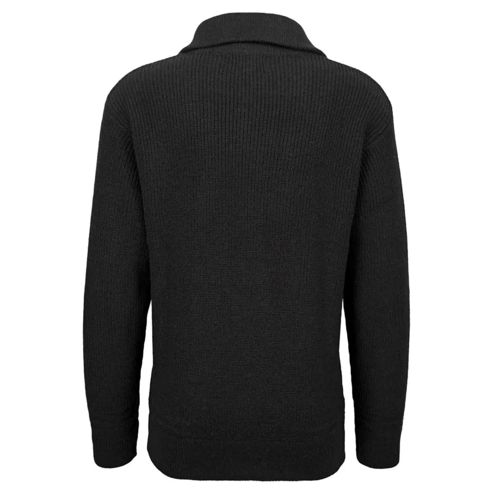 Rückansicht des CDM Stricktroyers in Schwarz