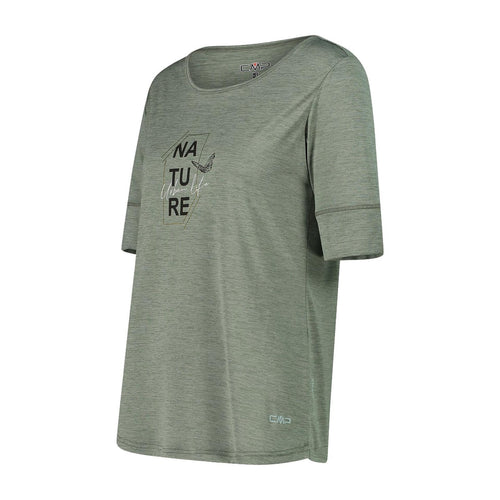 Atmungsaktives Sommer-T-Shirt mit weitem Ausschnitt – Seitenansicht