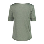 Weit geschnittenes Damen-T-Shirt mit UV-Schutz – Rückansicht