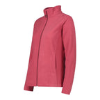 CMP Fleecejacke für Damen in cherry – Seitenansicht getragen