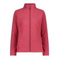 ArcticFleece® Damenjacke in cherry – Vorderansicht mit Reißverschluss
