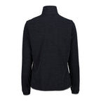 Rückansicht Damen ArcticFleece Pullover nero melange Outdoor
