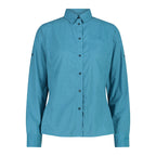 Vorderansicht Damenbluse Night-Tiffany mit Knopfleiste
