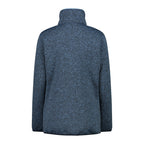 Rückansicht Damen Hybrid Fleecejacke Outdoor Regular Fit Niagara-Blue
