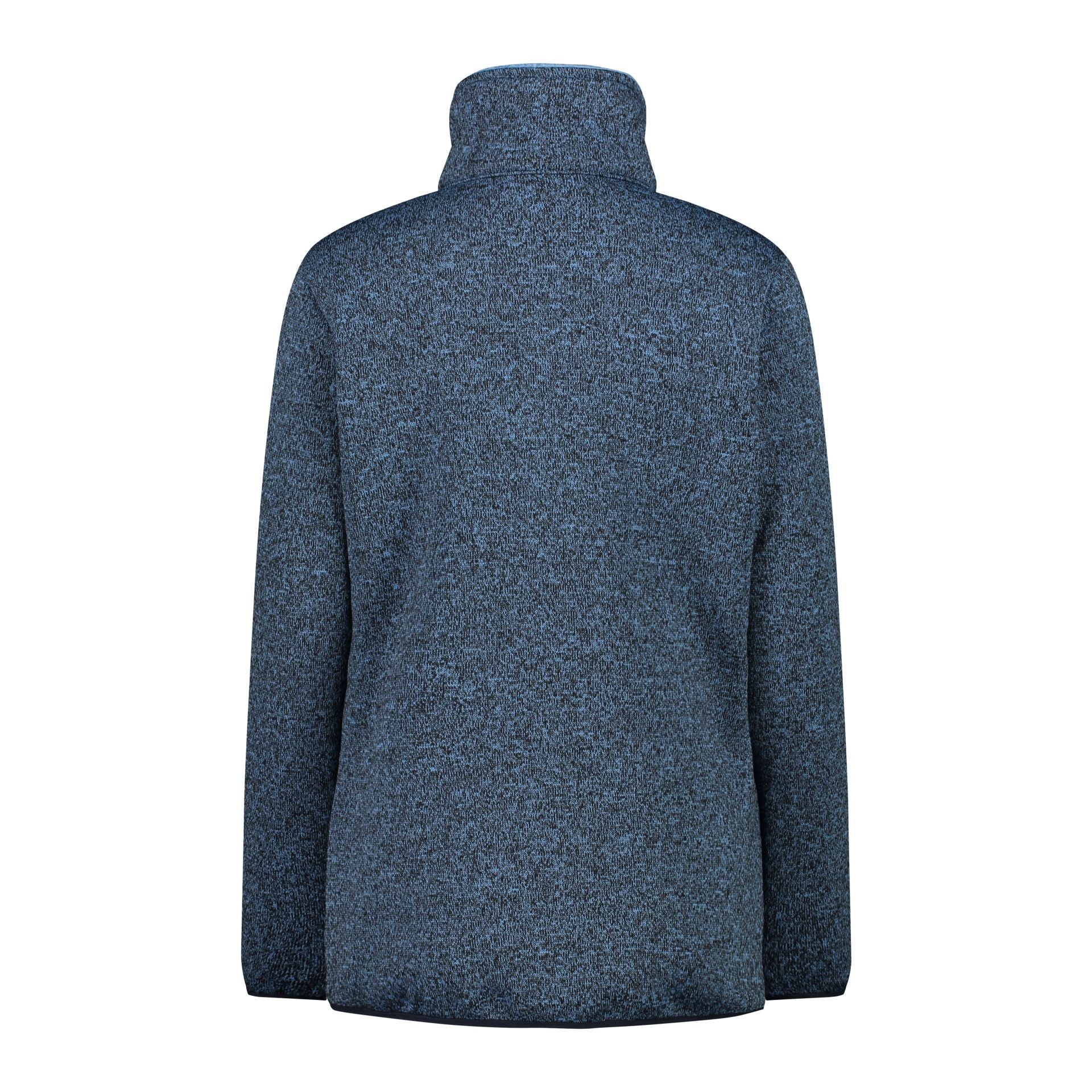 Rückansicht Damen Hybrid Fleecejacke Outdoor Regular Fit Niagara-Blue
