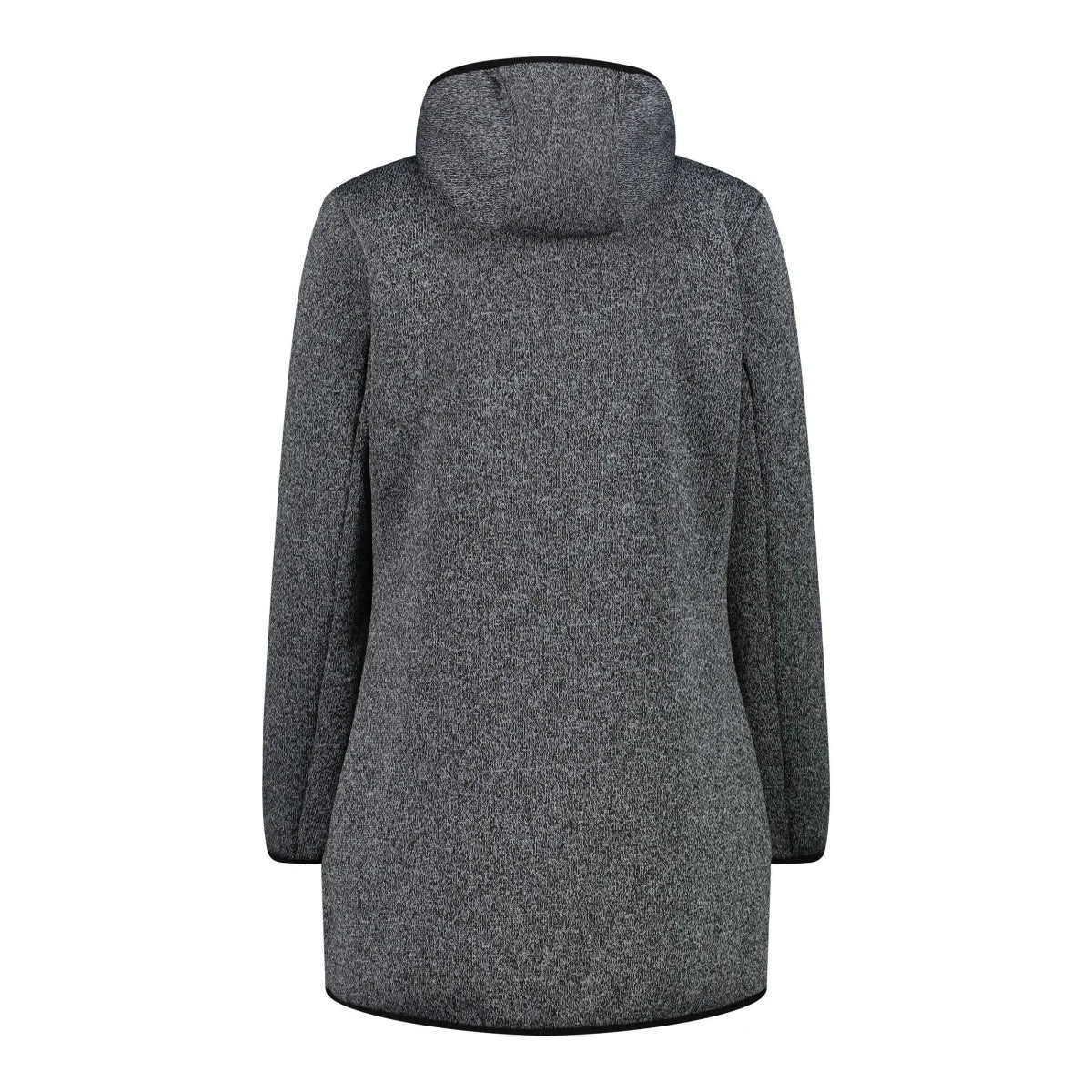 CMP Damen Parka HighLoft® – Rückansicht mit abgerundetem Saum und fester Kapuze