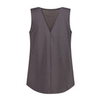 Rückansicht Damen Tanktop aus Stretchgewebe