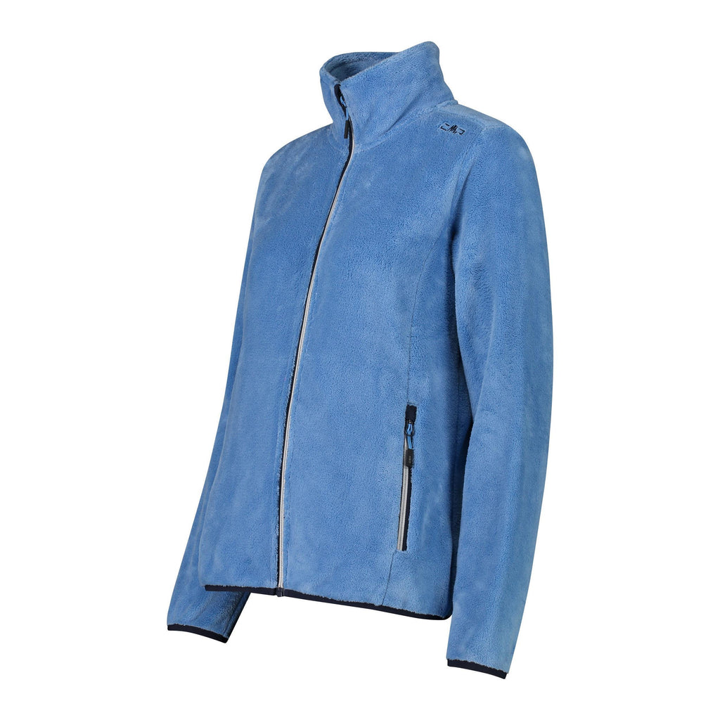 CMP HighLoft Fleecejacke für Damen – Seitenansicht mit hohem Kragen