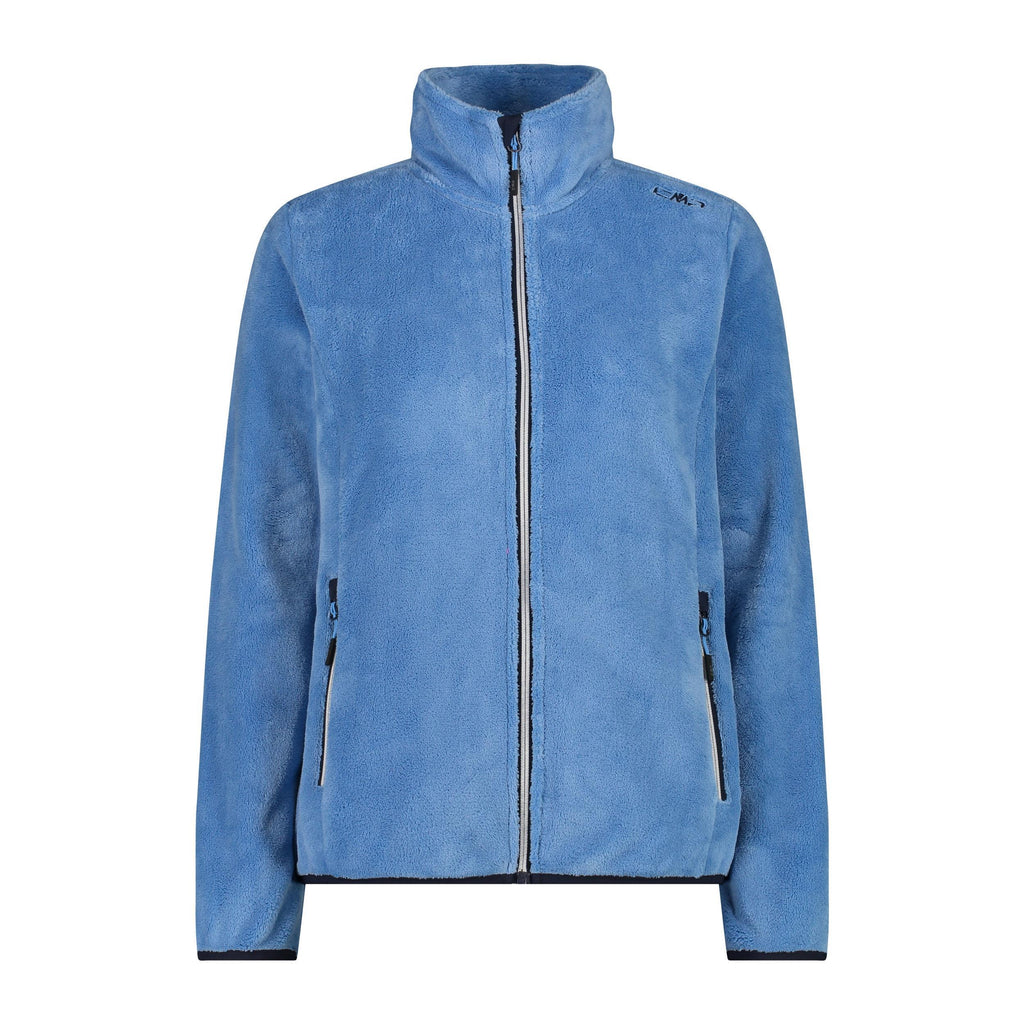 Damen HighLoft Fleecejacke in niagara – Vorderansicht mit durchgehendem Reißverschluss