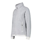 Seitenansicht der wärmenden CMP Fleecejacke mit Stehkragen