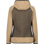 Damenjacke CMP Hybrid – Rückansicht mit Fleece