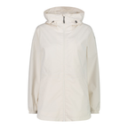 CMP Damenjacke weiß – wetterfeste Outdoorjacke mit fester Kapuze