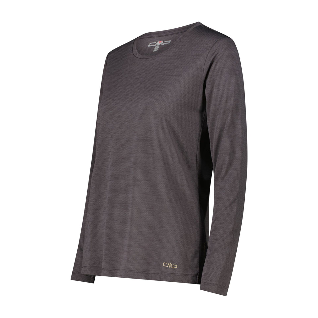 Seitenansicht Langarm-Shirt mit breitem Kragen