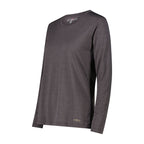 Seitenansicht Langarm-Shirt mit breitem Kragen