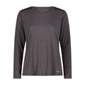 Vorderansicht Damen Jersey Langarm-Shirt in Terra