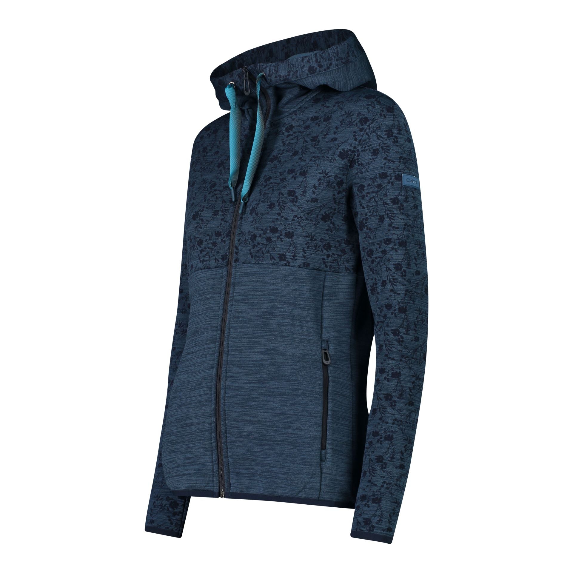 Seitenansicht elastische Damen StretchPerformance® Kapuzenjacke
