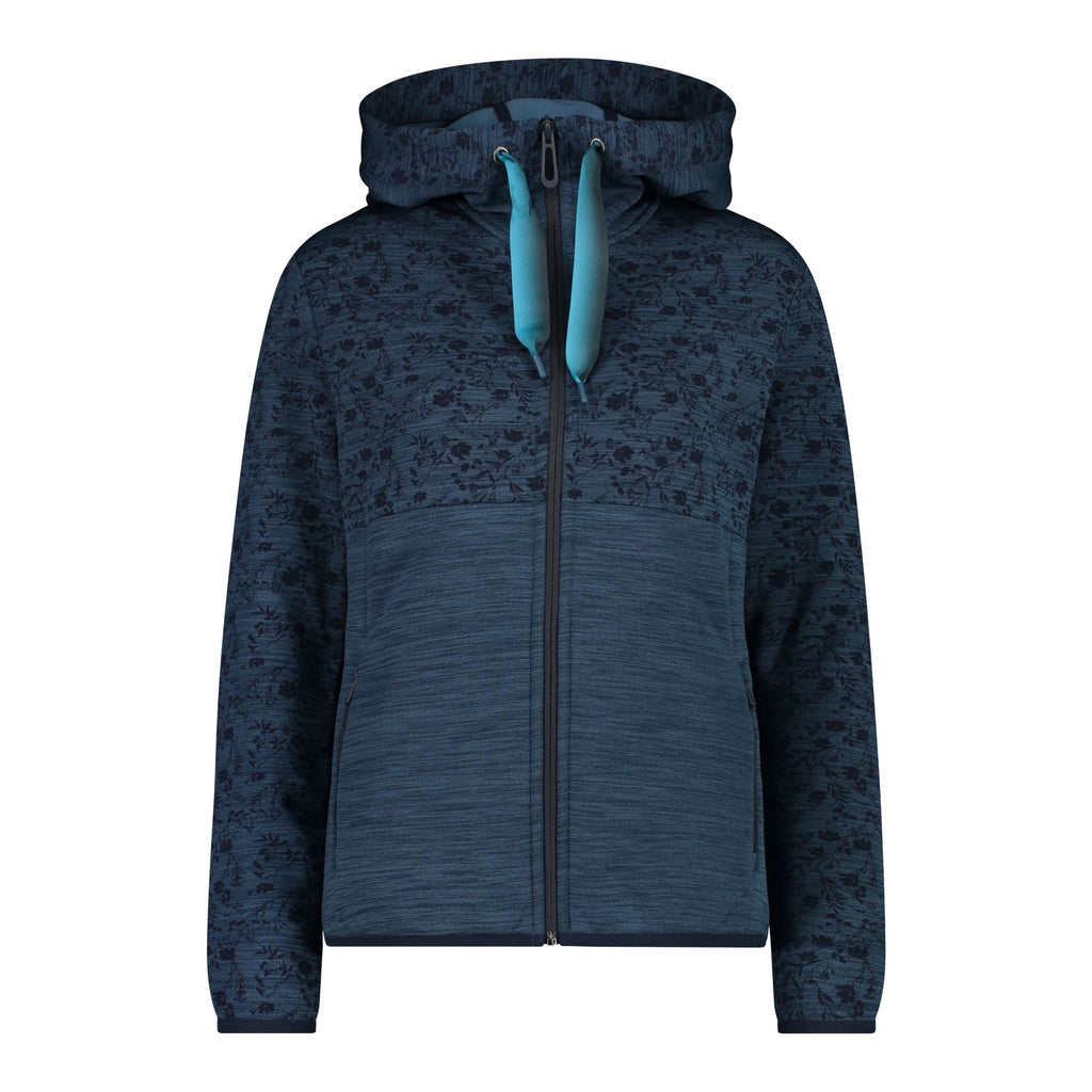 Vorderansicht Damen StretchPerformance Kapuzenjacke Night Mel.
