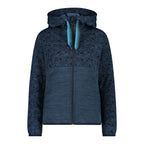 Vorderansicht Damen StretchPerformance Kapuzenjacke Night Mel.
