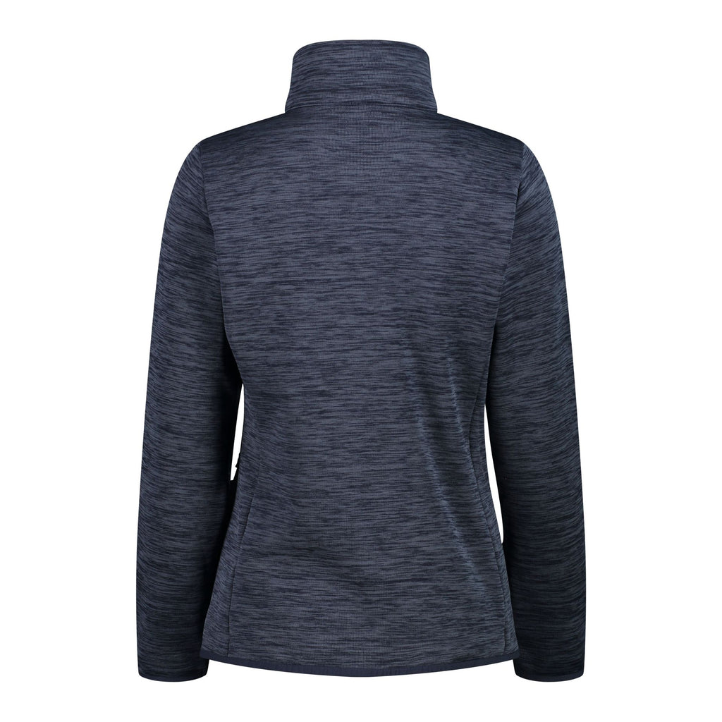 Rückansicht Damen KnitTech Outdoor-Fleecejacke Regular Fit B.Blue