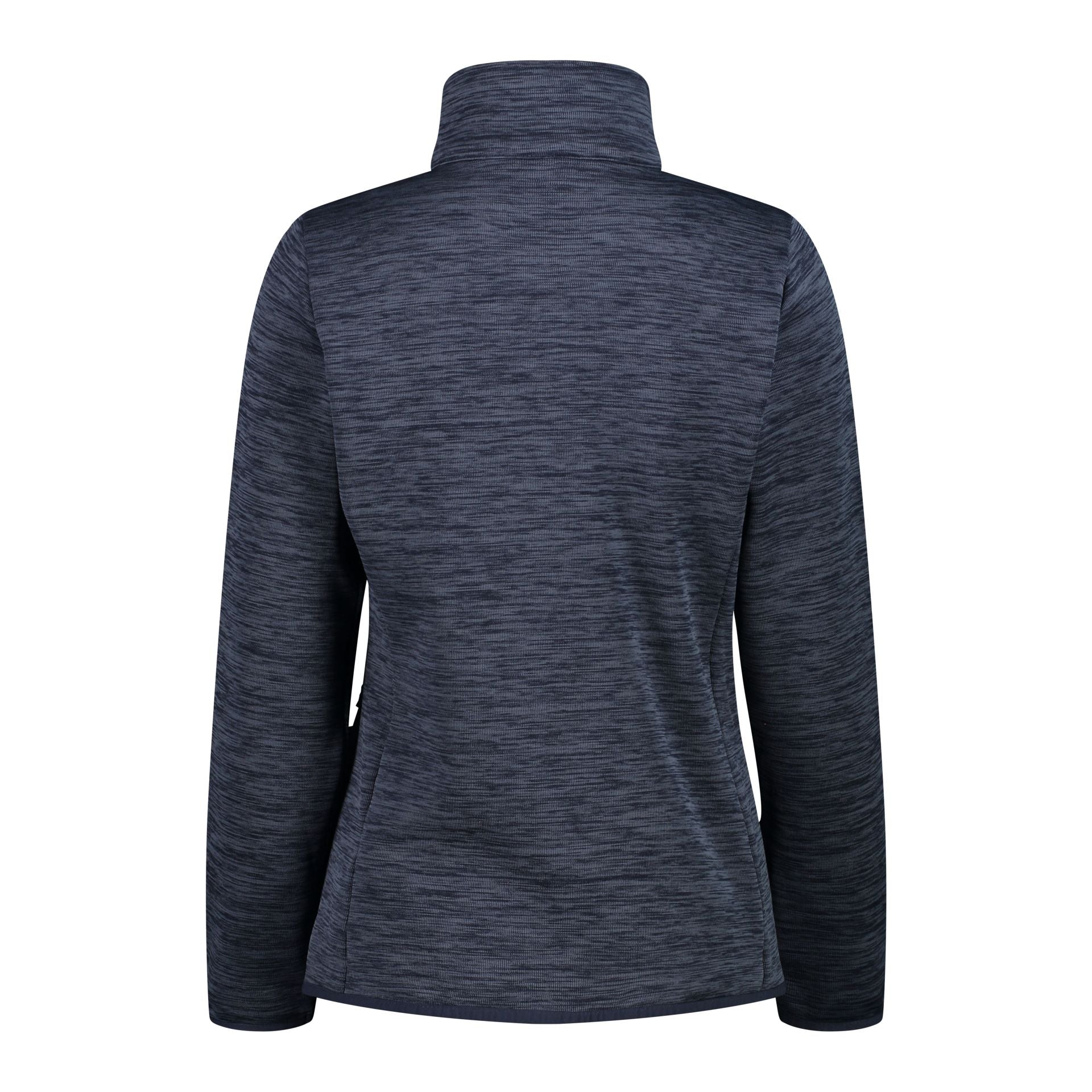 Rückansicht Damen KnitTech Outdoor-Fleecejacke Regular Fit B.Blue