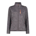 Vorderansicht Damen KnitTech Fleecejacke mit Reißverschluss