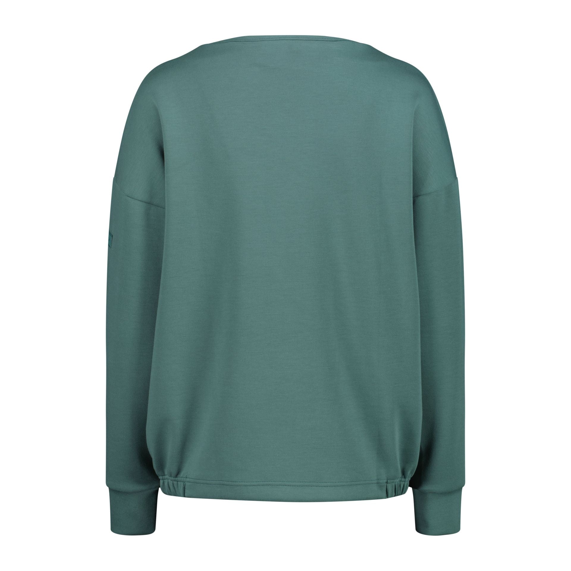 Rückansicht Damen Langarmshirt mit Stretch für Alltag & Freizeit
