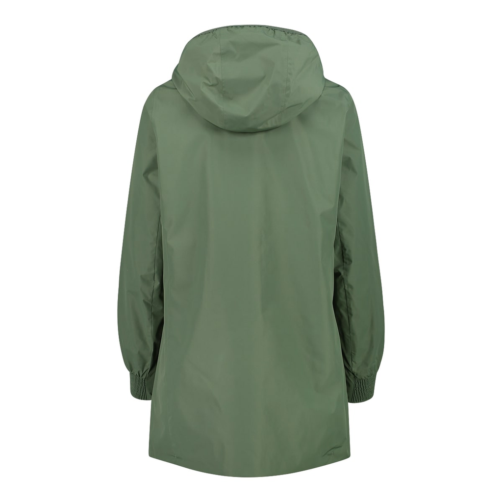 CMP Woman Parka salvia – Rückansicht mit Kapuze und Taillierung