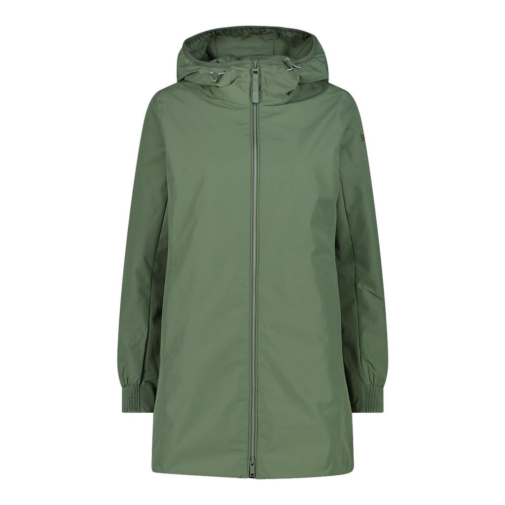 CMP Damenparka salvia – wetterfester Mantel mit fester Kapuze