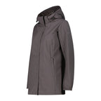 Seitenansicht Parka mit abnehmbarer Kapuze