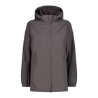 Vorderansicht wasserdichter Damen-Parka in Terra