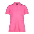 CMP Damen Polohemd Shirt Woman Polo 33N5586 pink fluo