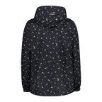 Wasserdichte CMP Outdoorjacke für Damen – Rückseite mit Kapuze