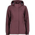 CMP Damen Regenjacke Zip Hood Jacket 32X5826 plum
