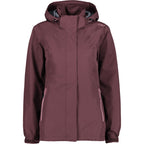 CMP Damen Regenjacke Zip Hood Jacket 32X5826 plum