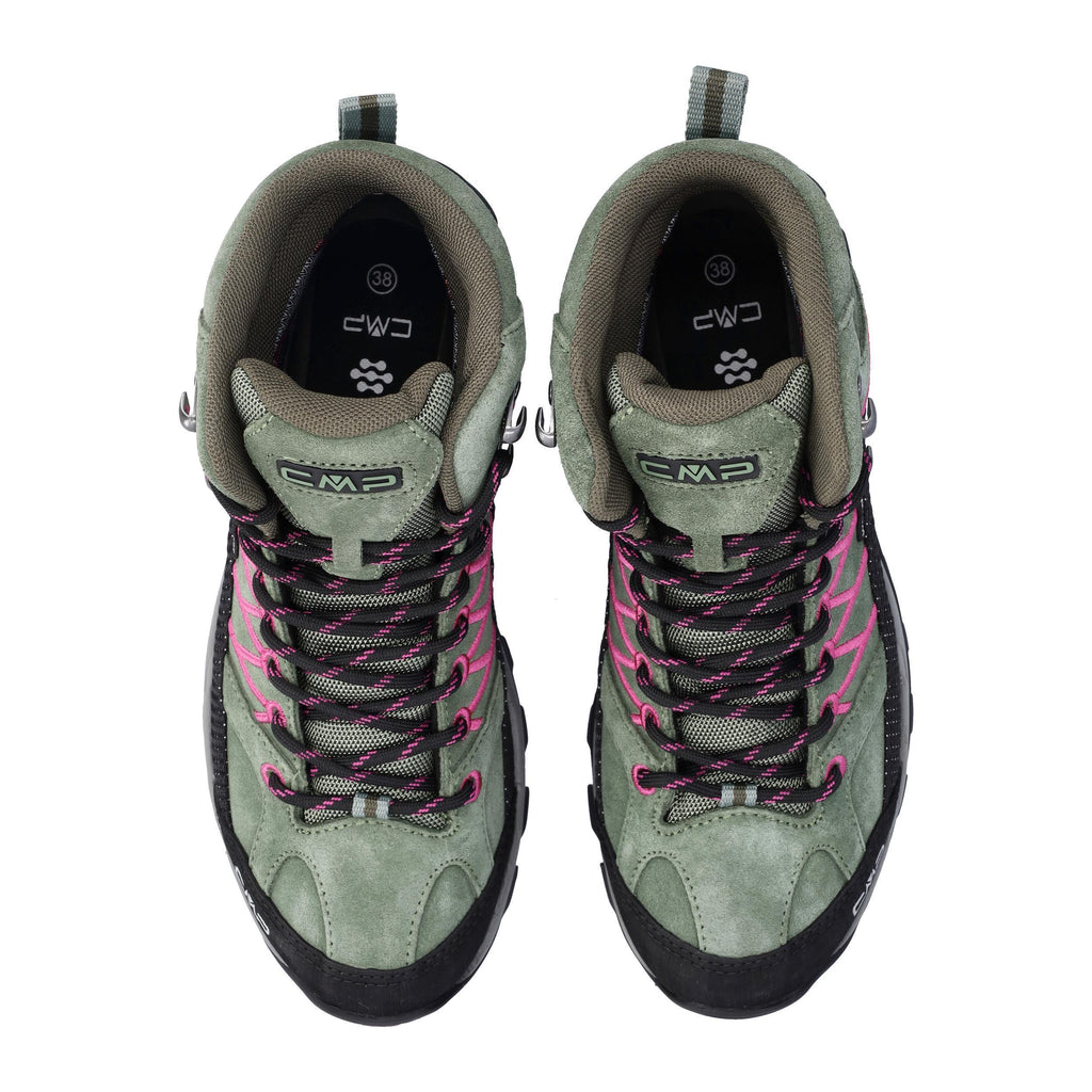 Obenansicht der RIGEL-Wanderschuhe mit Ortholite-Innensohle