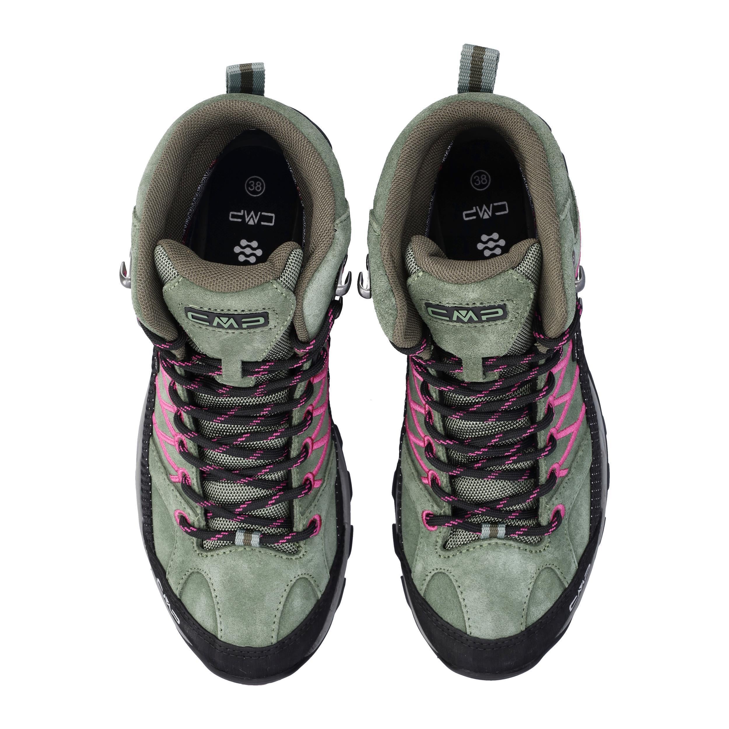 Obenansicht der RIGEL-Wanderschuhe mit Ortholite-Innensohle