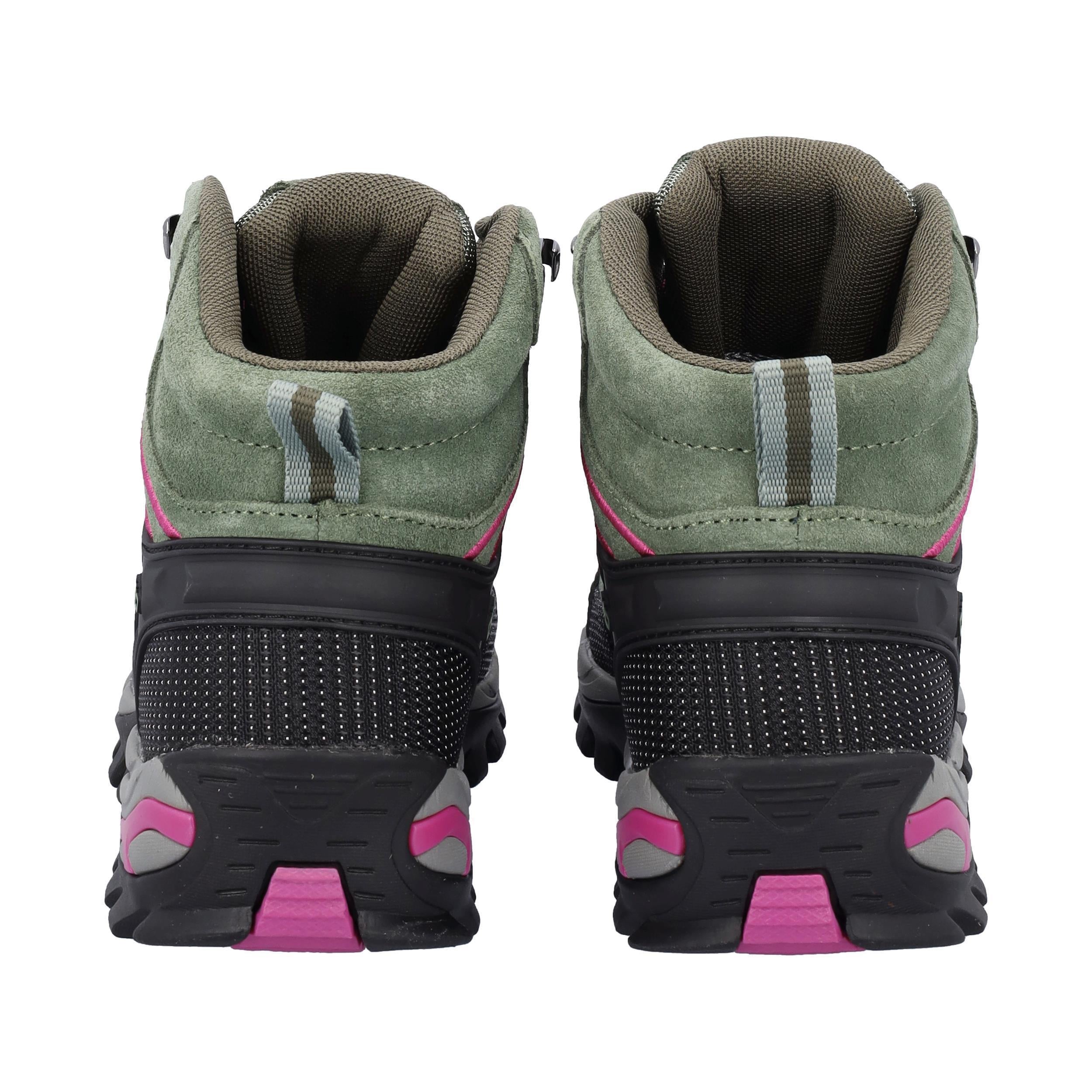 Rückansicht mit Fersenstütze und Zuglasche