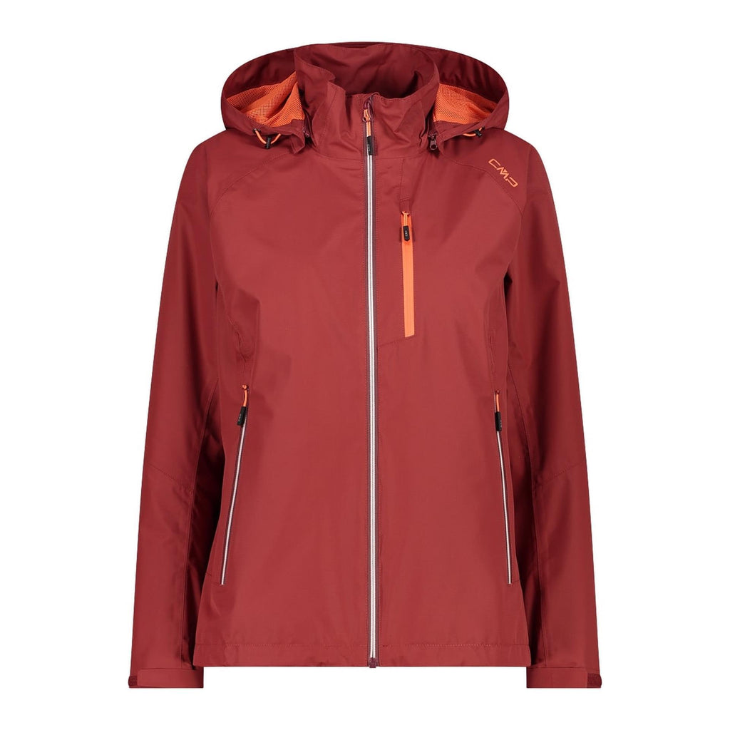 Damen Ripstop Regenjacke mit Kapuze und 10.000 mm Wassersäule – Vorderansicht