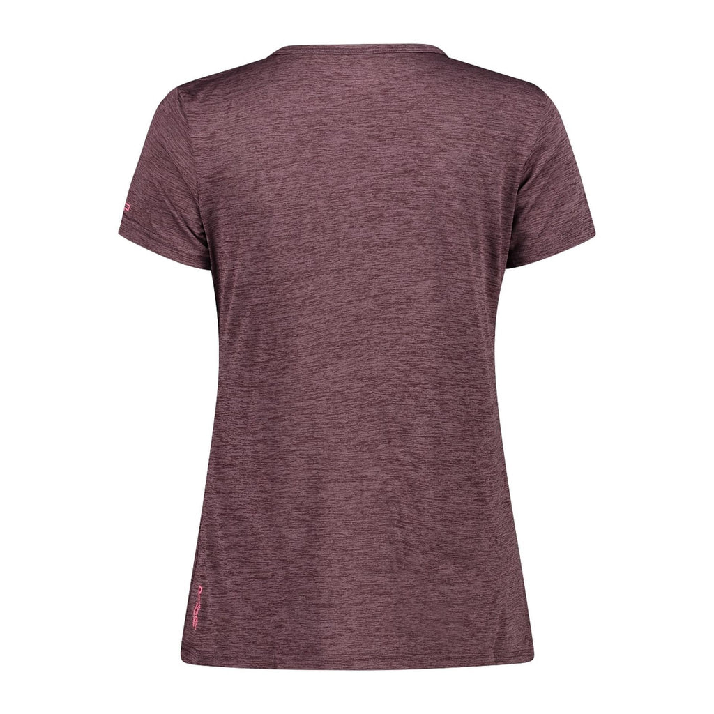 CMP Damen Shirt Light Jersey Print Shirt 39T6136 plum meliert